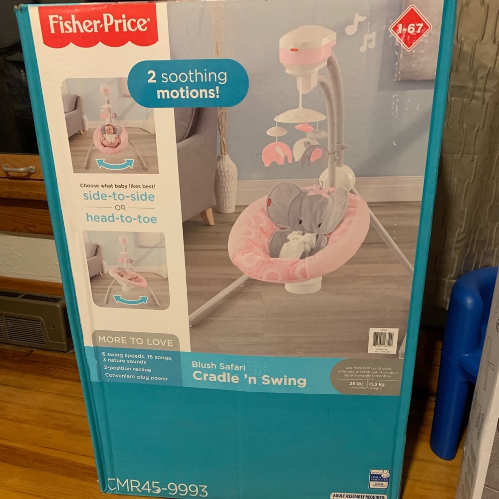 Fisher price baby swing brand new in box